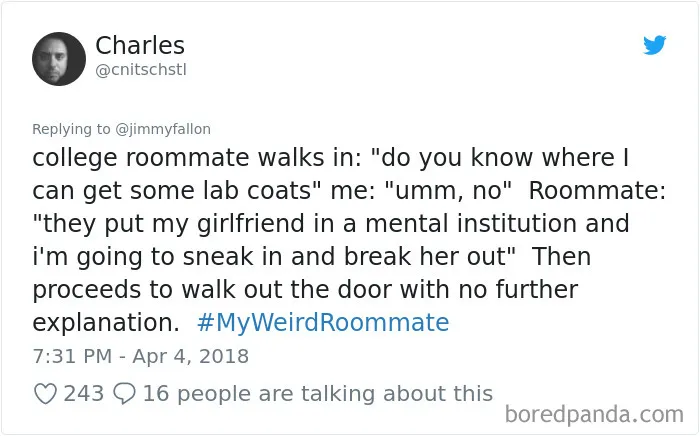 302 Weirdest Roommates That Are Impossible Not To Laugh At... Or Live With