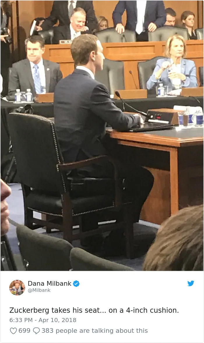 58 Hilarious Ways The Internet Trolled Mark Zuckerberg Testifying Before Congress