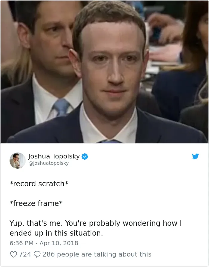 58 Hilarious Ways The Internet Trolled Mark Zuckerberg Testifying Before Congress