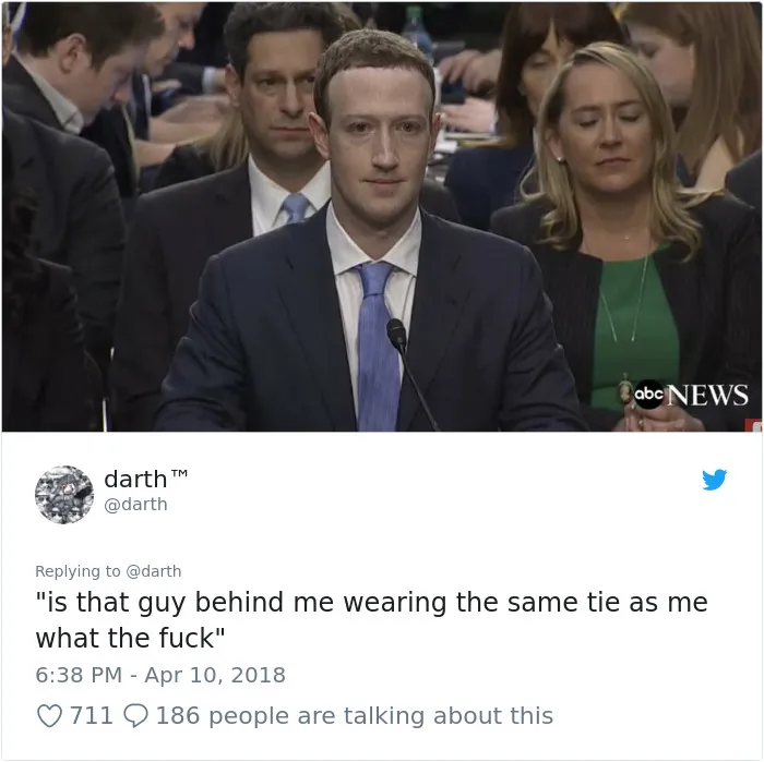58 Hilarious Ways The Internet Trolled Mark Zuckerberg Testifying Before Congress