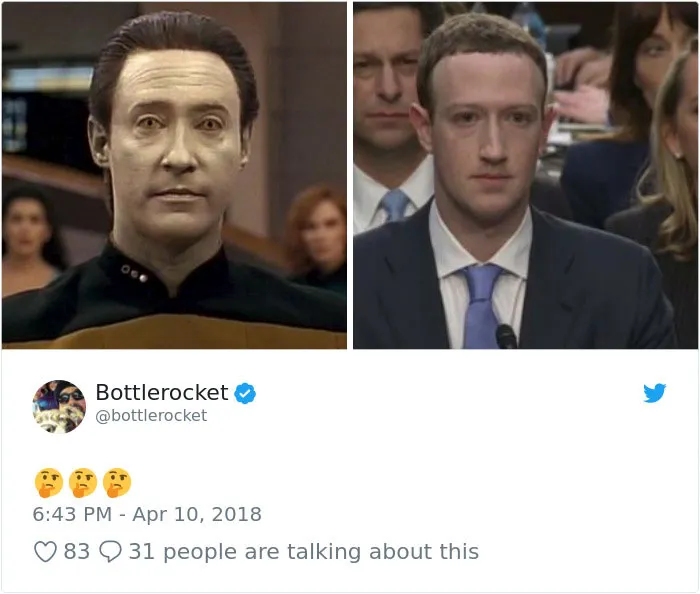 58 Hilarious Ways The Internet Trolled Mark Zuckerberg Testifying Before Congress