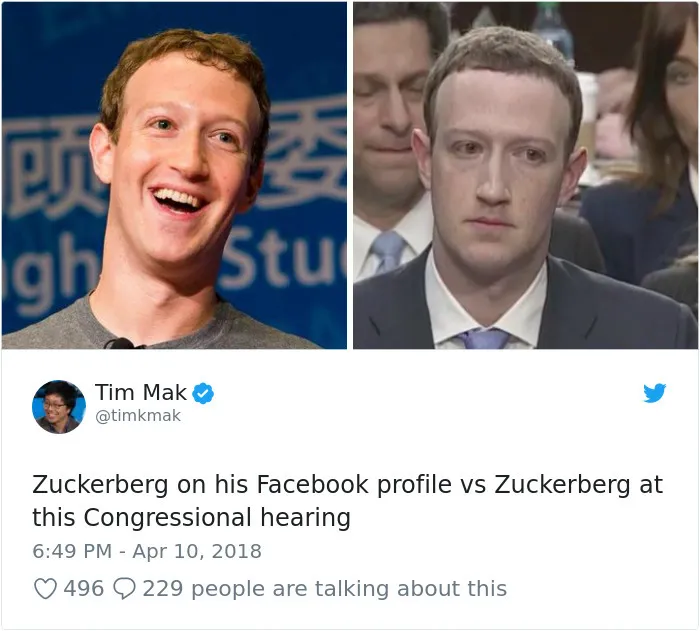 58 Hilarious Ways The Internet Trolled Mark Zuckerberg Testifying Before Congress