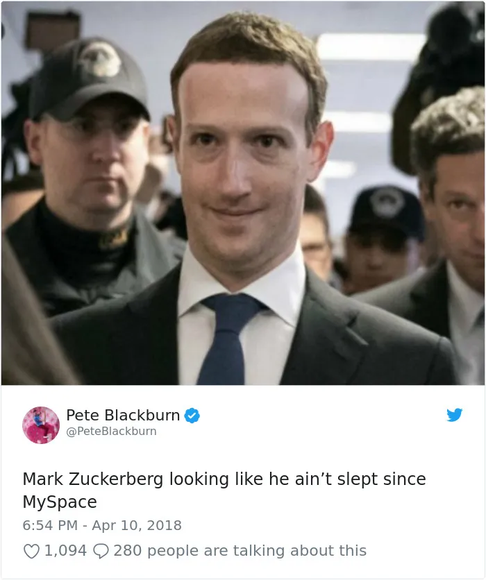58 Hilarious Ways The Internet Trolled Mark Zuckerberg Testifying Before Congress