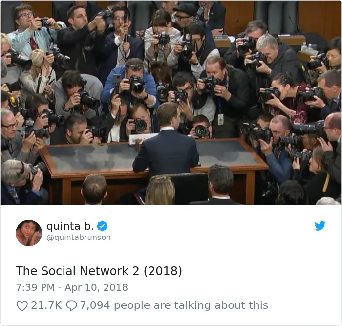 58 Hilarious Ways The Internet Trolled Mark Zuckerberg Testifying Before Congress