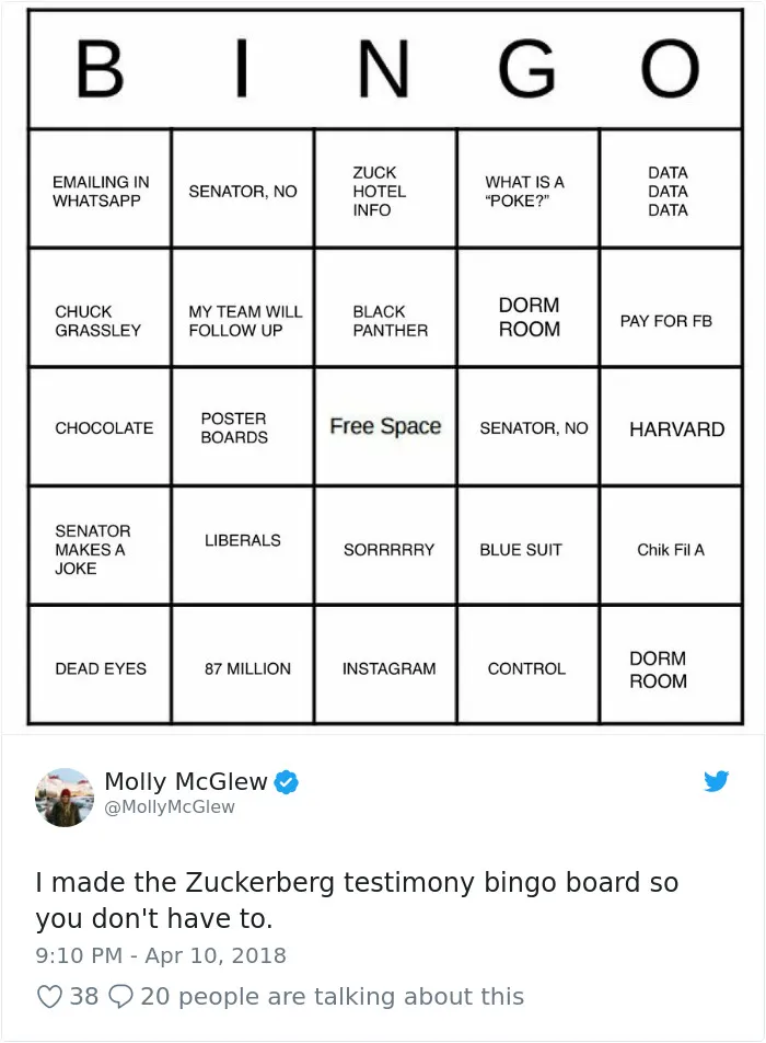 58 Hilarious Ways The Internet Trolled Mark Zuckerberg Testifying Before Congress