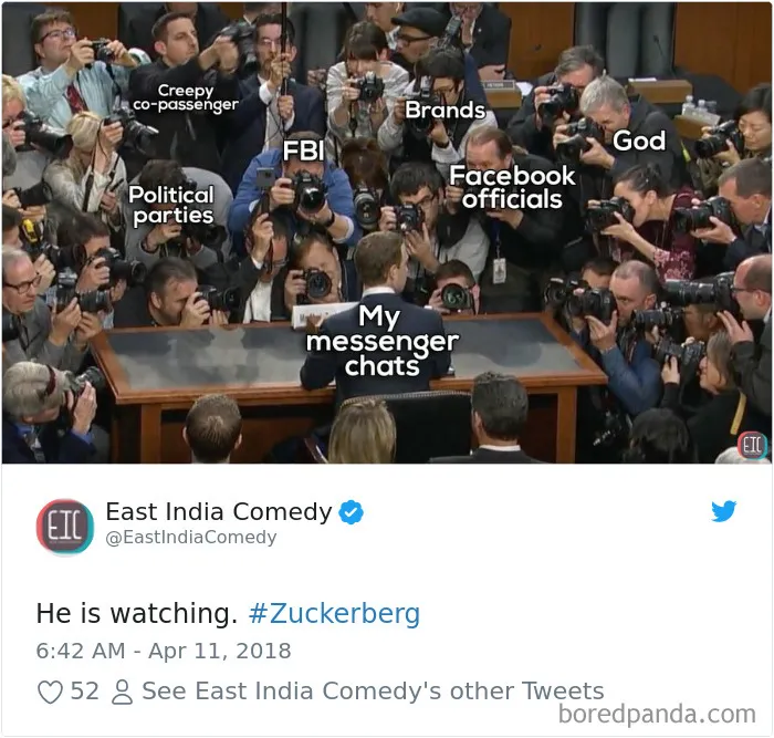 58 Hilarious Ways The Internet Trolled Mark Zuckerberg Testifying Before Congress