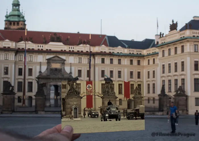 Anthropoid (2016) In This Scene Nazi General Reinhard Heydrich Is Coming Back To Prague Castle From His Trip