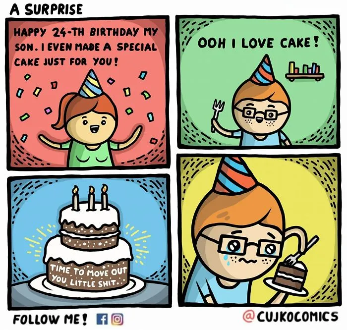 37 Dark, Sad And Sometimes Wholesome Comics That I Created Over The Last Year