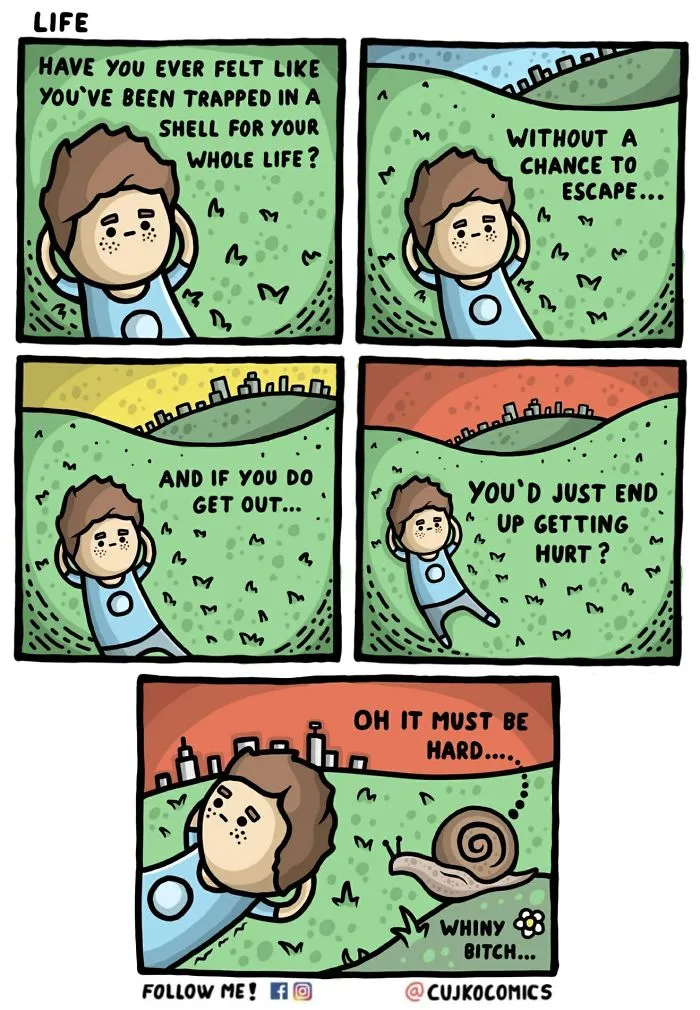 37 Dark, Sad And Sometimes Wholesome Comics That I Created Over The Last Year