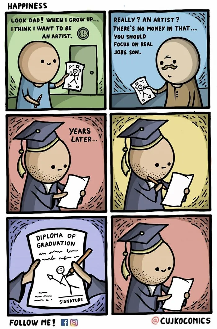 37 Dark, Sad And Sometimes Wholesome Comics That I Created Over The Last Year