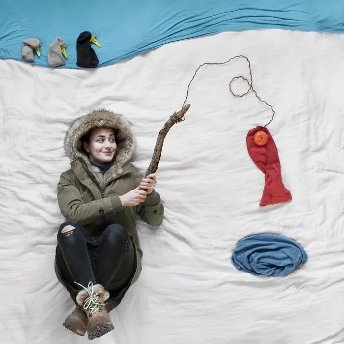 Scene From The Ceiling: I Create Fun Settings Using Everyday Items