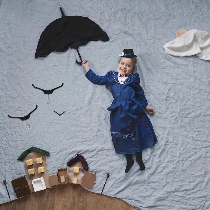 Scene From The Ceiling: I Create Fun Settings Using Everyday Items