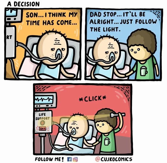 37 Dark, Sad And Sometimes Wholesome Comics That I Created Over The Last Year