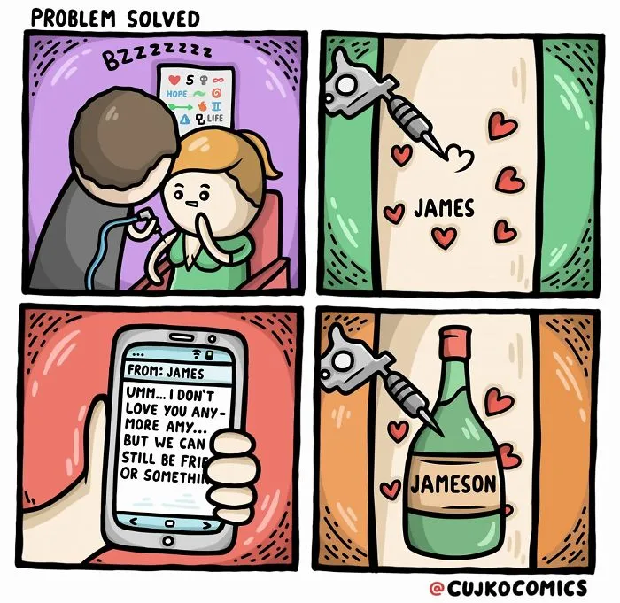 37 Dark, Sad And Sometimes Wholesome Comics That I Created Over The Last Year