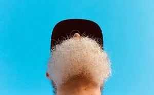 180 Hilariously Disturbing Photos Of Bearded Men Looking Straight Up
