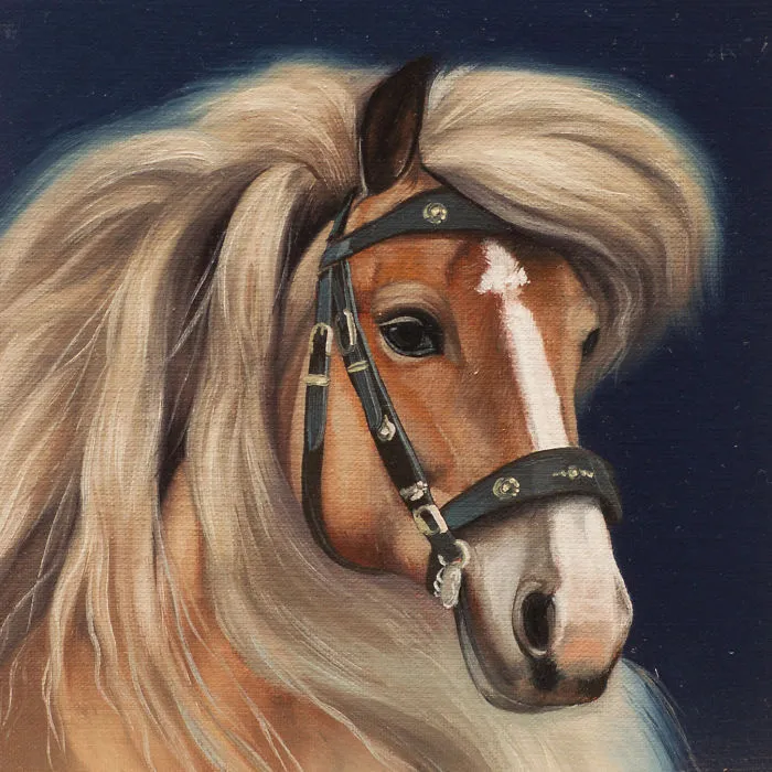 I Challenged Myself To Paint One Horse Portrait Every Day For 365 Days