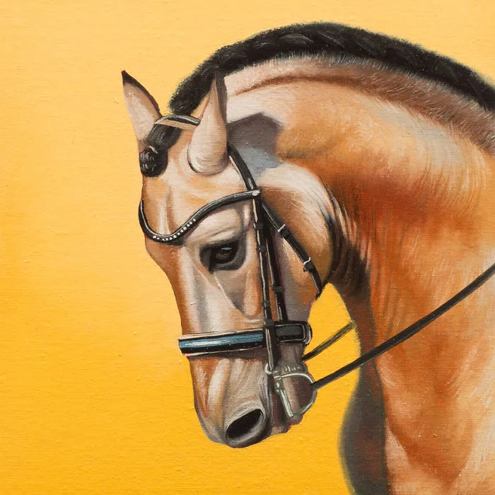 I Challenged Myself To Paint One Horse Portrait Every Day For 365 Days