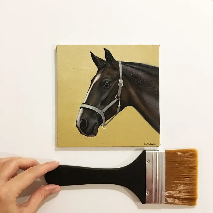 I Challenged Myself To Paint One Horse Portrait Every Day For 365 Days