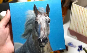 I Challenged Myself To Paint One Horse Portrait Every Day For 365 Days