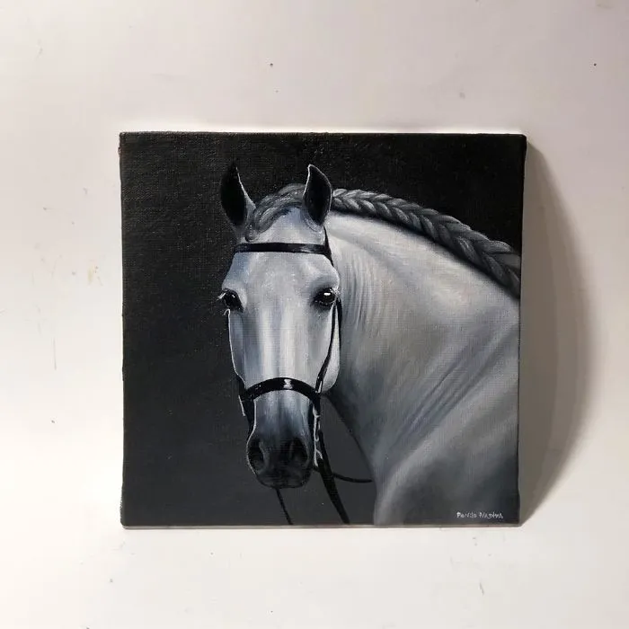 I Challenged Myself To Paint One Horse Portrait Every Day For 365 Days