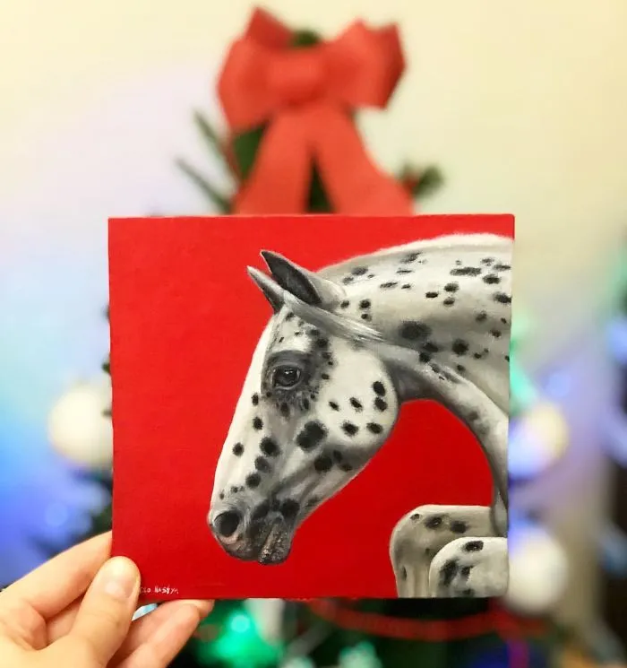 I Challenged Myself To Paint One Horse Portrait Every Day For 365 Days