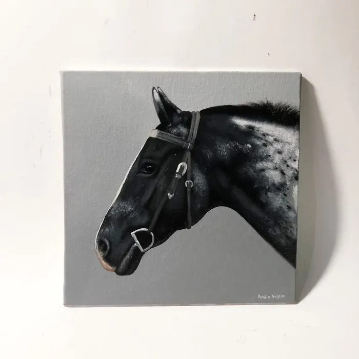 I Challenged Myself To Paint One Horse Portrait Every Day For 365 Days