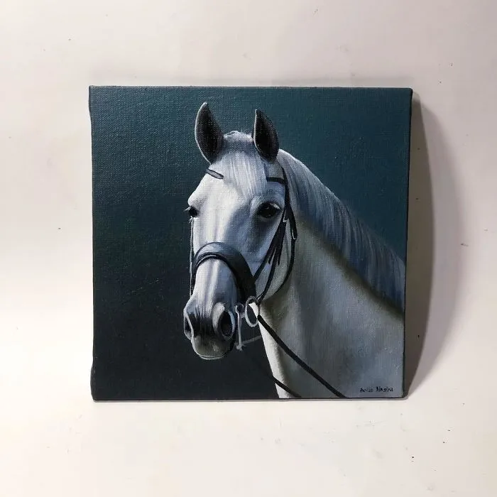 I Challenged Myself To Paint One Horse Portrait Every Day For 365 Days