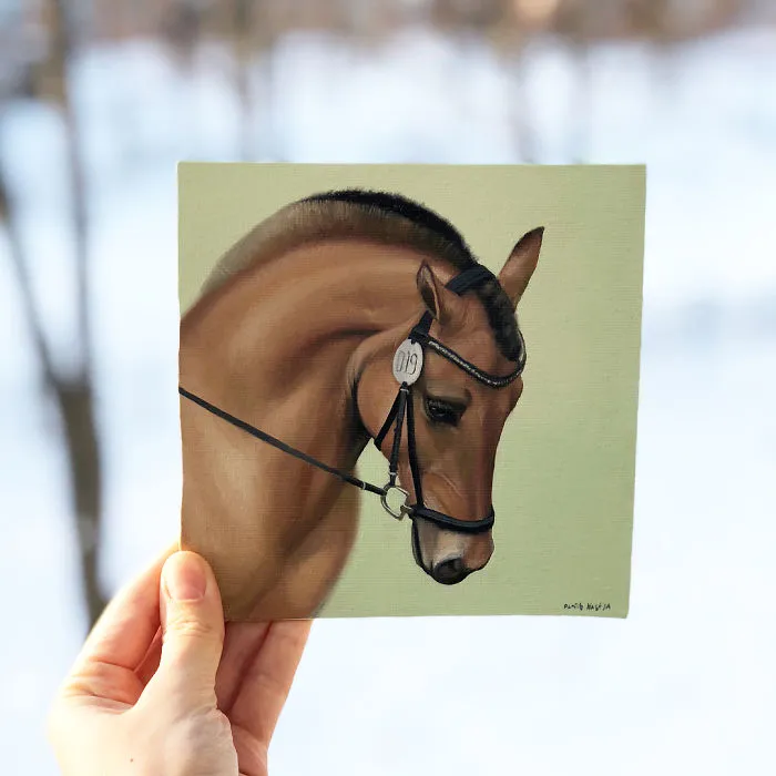 I Challenged Myself To Paint One Horse Portrait Every Day For 365 Days