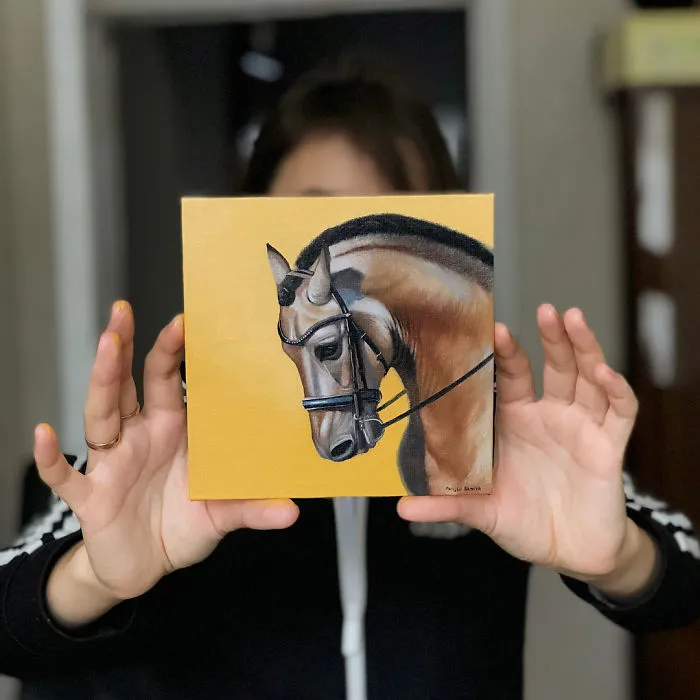 I Challenged Myself To Paint One Horse Portrait Every Day For 365 Days