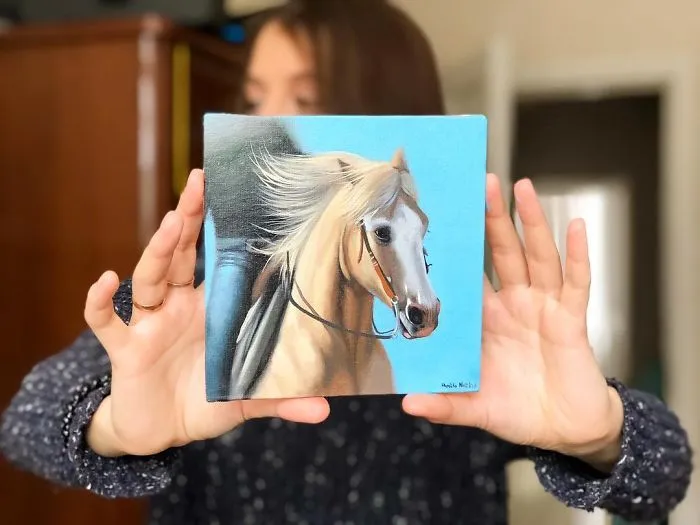 I Challenged Myself To Paint One Horse Portrait Every Day For 365 Days