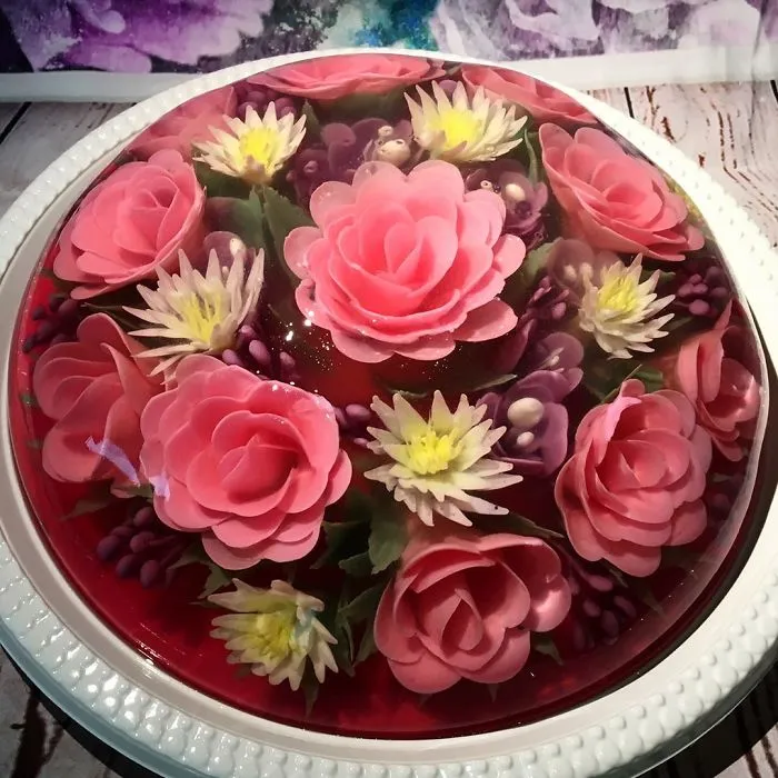 Camellias And Daisies