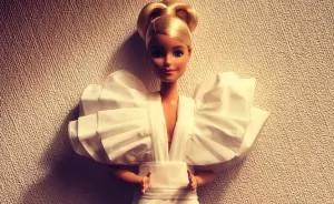 Man Uses Toilet Paper And Tissues To Create Wedding Dresses For His Barbies, And Result Is Amazing