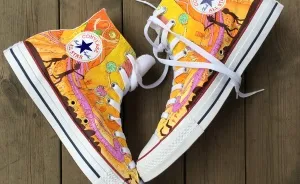 I Hand-Painted These Shoes With Rick And Morty Characters