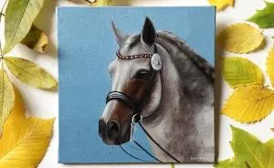 I Challenged Myself To Paint One Horse Portrait Every Day For 365 Days