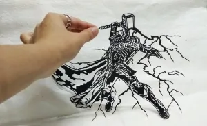 Infinity War Characters Paper Cut Art