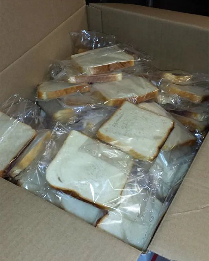 Rebanadas de pan con envoltorio individual