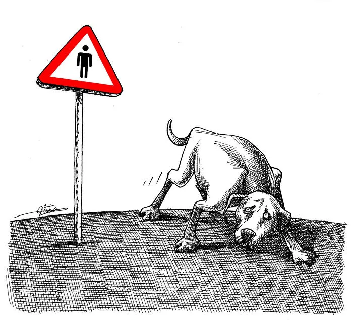 40 Anti-System Cartoons From Deported Iranian Cartoonist Mana Neyestani