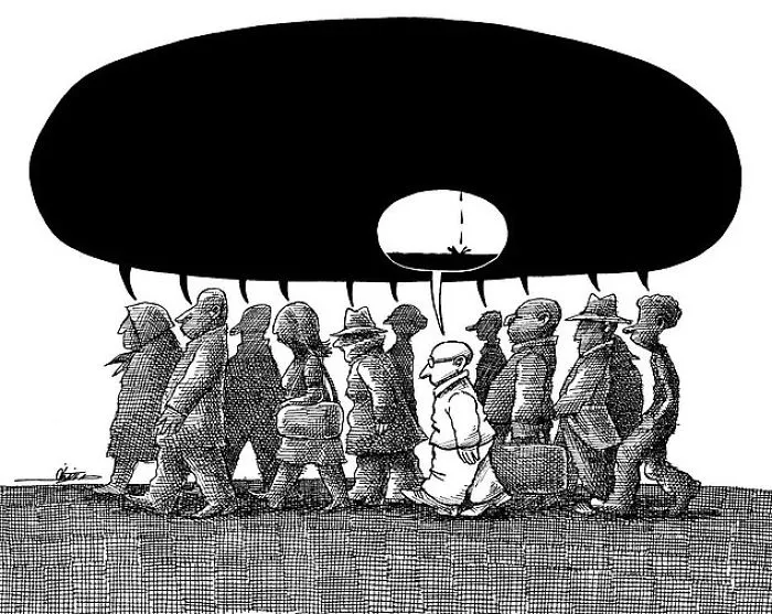 40 Anti-System Cartoons From Deported Iranian Cartoonist Mana Neyestani