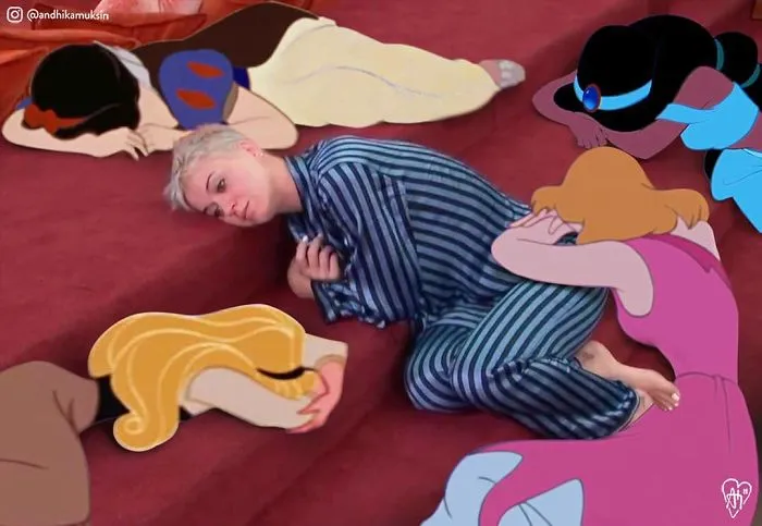Este artista photoshopea a personajes Disney en fotos de famosos, y nadie esperaba que encajaran tan bien