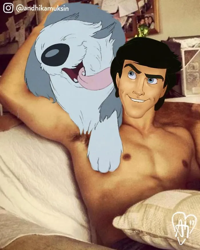 Este artista photoshopea a personajes Disney en fotos de famosos, y nadie esperaba que encajaran tan bien