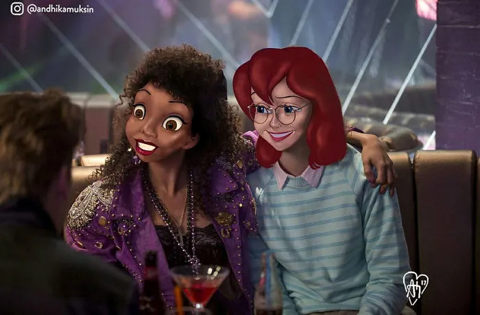 Este artista photoshopea a personajes Disney en fotos de famosos, y nadie esperaba que encajaran tan bien