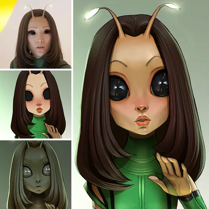 This Artist Turns Movie Characters Into Cartoons