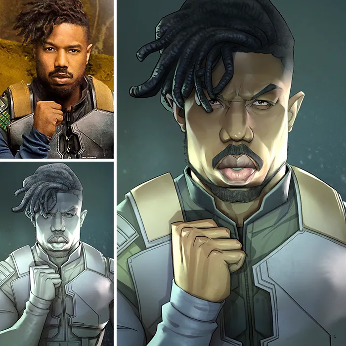 This Artist Turns Movie Characters Into Cartoons