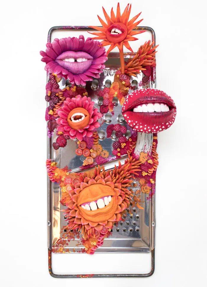 Artist Upcycles Trash By Sculpting Vibrant Coral-Like Growths On It, And We're Digging The Message