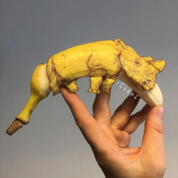 Artist Transforms Bananas Into Works Of Art, And The Result Is Surprisingly Good
