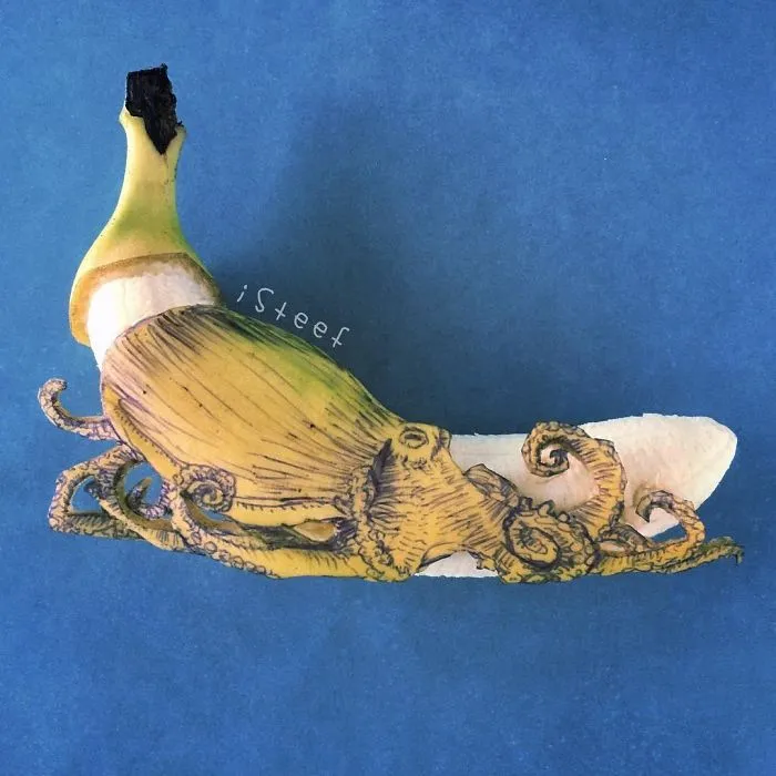 Artist Transforms Bananas Into Works Of Art, And The Result Is Surprisingly Good