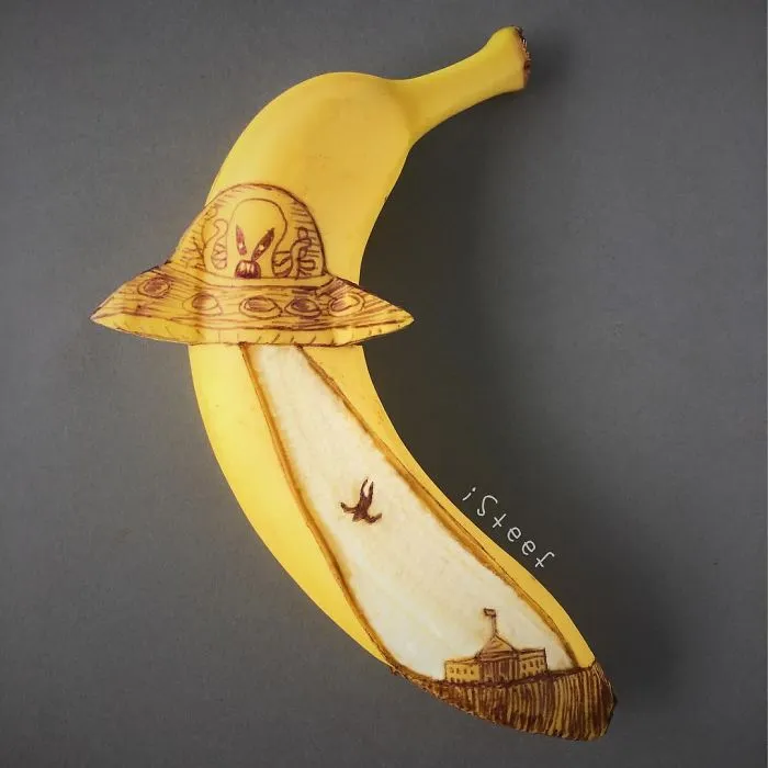 Artist Transforms Bananas Into Works Of Art, And The Result Is Surprisingly Good