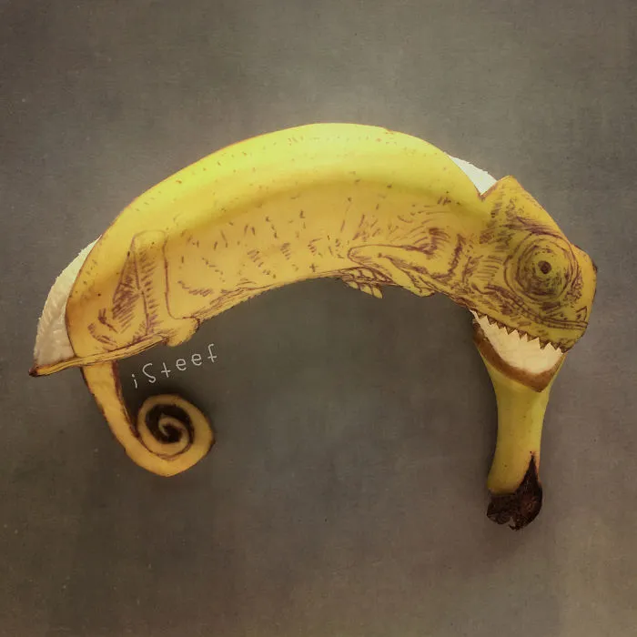 Artist Transforms Bananas Into Works Of Art, And The Result Is Surprisingly Good