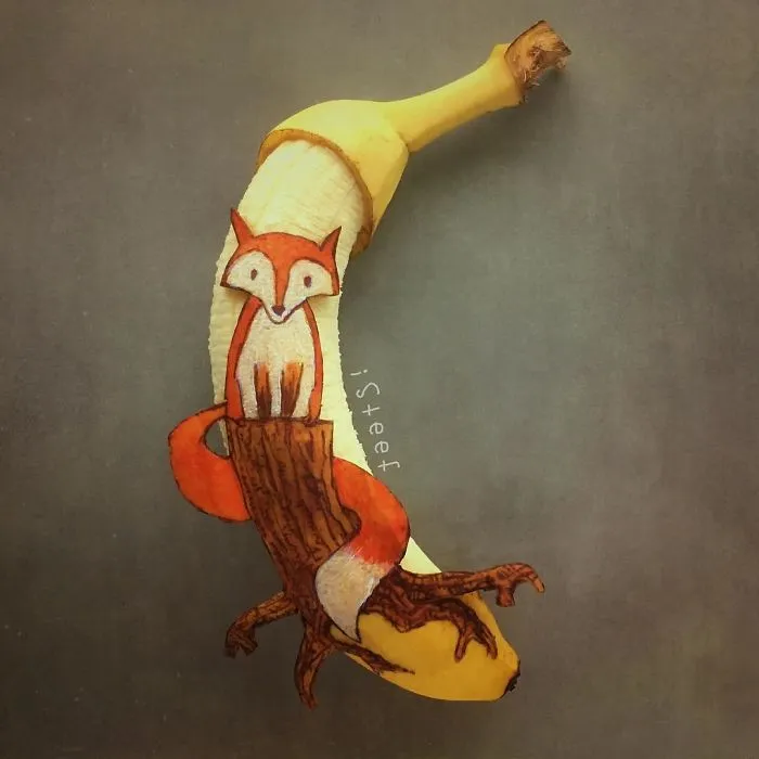 Artist Transforms Bananas Into Works Of Art, And The Result Is Surprisingly Good
