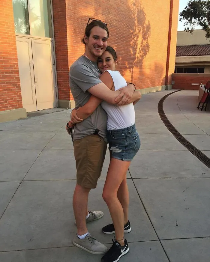 Shailene Woodley With Her Brother Tanner Woodley